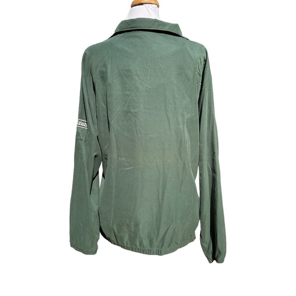 Callaway By Nordstrom Golf Windbreaker 1/4 Zip Medium Green Side Zip - Picture 2 of 6